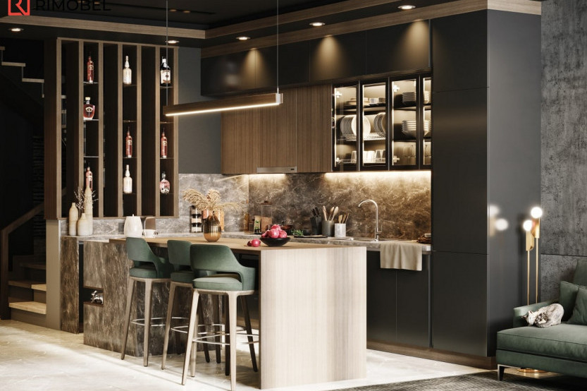 Bucătărie modernă în formă de L – Model MOD271