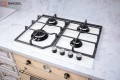 Bucătărie clasică în formă de „L” fronturi MDF frezat 3D - vopsit Bej CLA209 Bucătării clasice la comanda