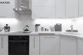 Bucătărie modernă în formă de „L” fronturi Acrylux Alb MOD235 Bucătării moderne mobila