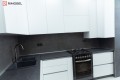 Bucătărie modernă în formă de „L” fronturi Acrylux Alb MOD239 Bucătării moderne la comanda