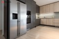 Bucătărie modernă în formă de „L” fronturi Acrylux Gri MOD246