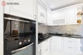 Bucătărie clasică în formă de „L” fronturi MDF frezat 3D - vopsit Alb CLA5 Bucătării clasice mobila