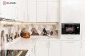 Bucătărie modernă în formă de „L” fronturi Acrylux Alb MOD80 Bucătării moderne mobila