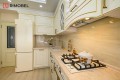 Bucătărie neoclasică în formă de „L” fronturi MDF frezat 3D - vopsit Fildeș NEO173 Bucătării Neoclasice la comanda chisinau