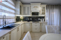 Bucătărie clasică în formă de „L” cu fațada MDF frezat 3D - vopsit Fildeș CLA337 Bucătării clasice mobila