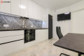 Bucătărie modernă liniară cu fațada Acrylux Alb MOD392 Bucătării moderne la comanda