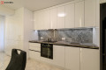 Bucătărie modernă liniară cu fațada Acrylux Alb MOD392 Bucătării moderne la comanda chisinau